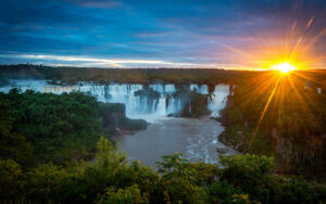 sunset foz do iguacu cataratas